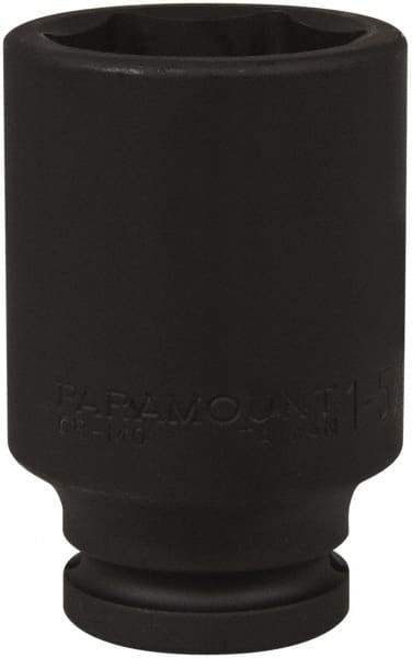 Paramount - 3/4" Drive 1-5/8" Deep Impact Socket - 6 Points, 3-35/64" OAL - USA Tool & Supply