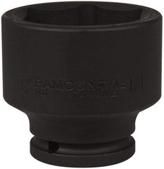 Paramount - 3/4" Drive 2-1/4" Standard Impact Socket - 6 Points, 2-7/8" OAL - USA Tool & Supply