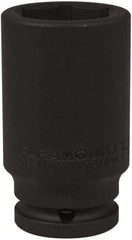 Paramount - 3/4" Drive 1-3/8" Deep Impact Socket - 6 Points, 3-35/64" OAL - USA Tool & Supply