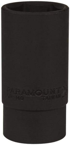 Paramount - 1/2" Drive 28mm Deep Impact Socket - 6 Points, 3-1/2" OAL - USA Tool & Supply