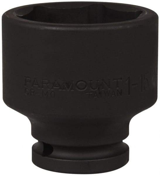 Paramount - 3/4" Drive 1-15/16" Standard Impact Socket - 6 Points, 2-11/16" OAL - USA Tool & Supply
