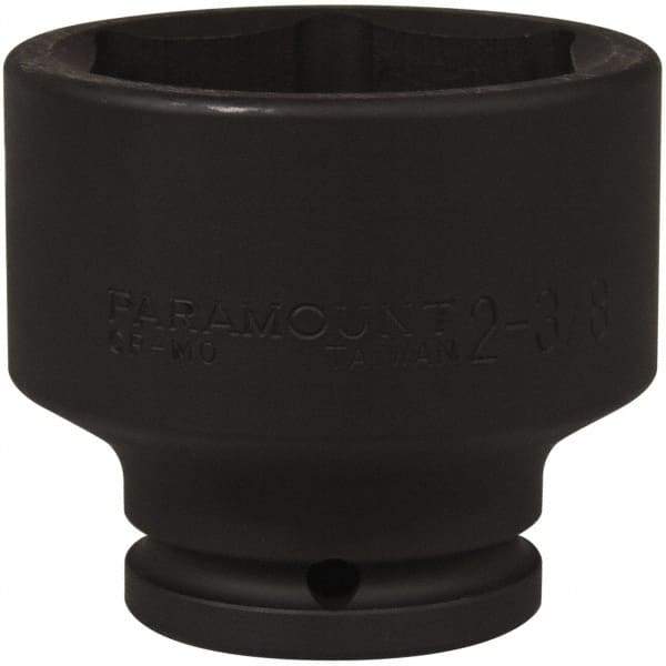 Paramount - 3/4" Drive 2-3/8" Standard Impact Socket - 6 Points, 2-7/8" OAL - USA Tool & Supply