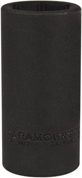 Paramount - 1/2" Drive 26mm Deep Impact Socket - 6 Points, 3-1/2" OAL - USA Tool & Supply