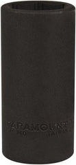Paramount - 1/2" Drive 26mm Deep Impact Socket - 6 Points, 3-1/2" OAL - USA Tool & Supply