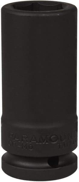 Paramount - 3/4" Drive 1" Deep Impact Socket - 6 Points, 3-35/64" OAL - USA Tool & Supply