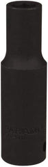 Paramount - 1/2" Drive 7/16" Deep Impact Socket - 6 Points, 3-5/16" OAL - USA Tool & Supply