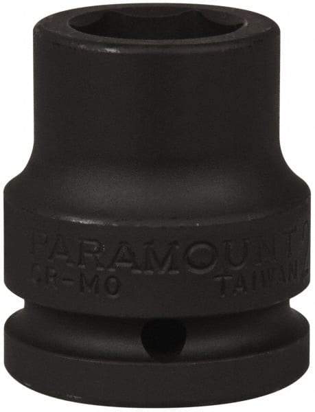 Paramount - 3/4" Drive 21mm Standard Impact Socket - 6 Points, 2" OAL - USA Tool & Supply