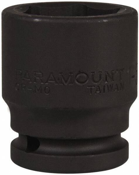 Paramount - 3/4" Drive 1-5/16" Standard Impact Socket - 6 Points, 2-1/4" OAL - USA Tool & Supply