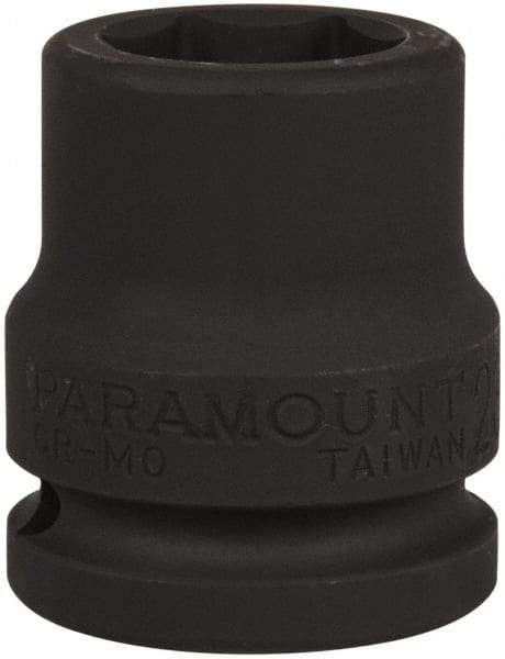 Paramount - 3/4" Drive 23mm Standard Impact Socket - 6 Points, 2" OAL - USA Tool & Supply