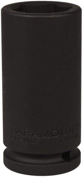 Paramount - 3/4" Drive 1-1/8" Deep Impact Socket - 6 Points, 3-35/64" OAL - USA Tool & Supply