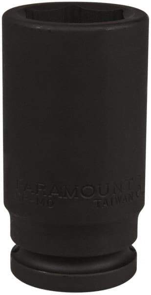 Paramount - 3/4" Drive 32mm Deep Impact Socket - 6 Points, 3-35/64" OAL - USA Tool & Supply