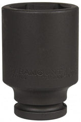 Paramount - 3/4" Drive 43mm Deep Impact Socket - 6 Points, 3-35/64" OAL - USA Tool & Supply