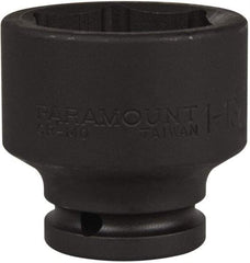 Paramount - 3/4" Drive 1-13/16" Standard Impact Socket - 6 Points, 2-7/16" OAL - USA Tool & Supply