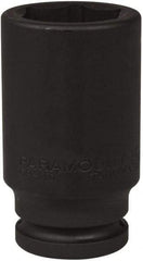 Paramount - 3/4" Drive 35mm Deep Impact Socket - 6 Points, 3-35/64" OAL - USA Tool & Supply