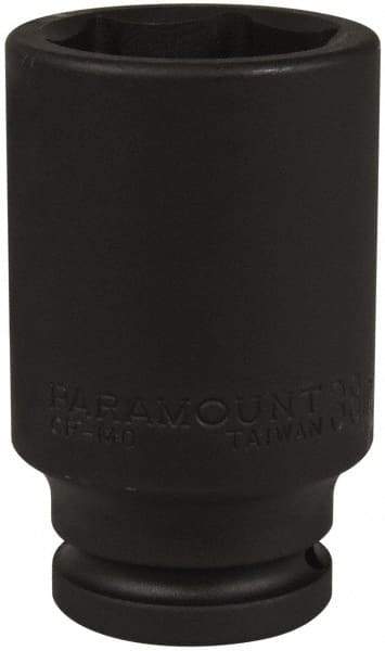 Paramount - 3/4" Drive 38mm Deep Impact Socket - 6 Points, 3-35/64" OAL - USA Tool & Supply