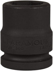 Paramount - 3/4" Drive 25mm Standard Impact Socket - 6 Points, 2-3/32" OAL - USA Tool & Supply