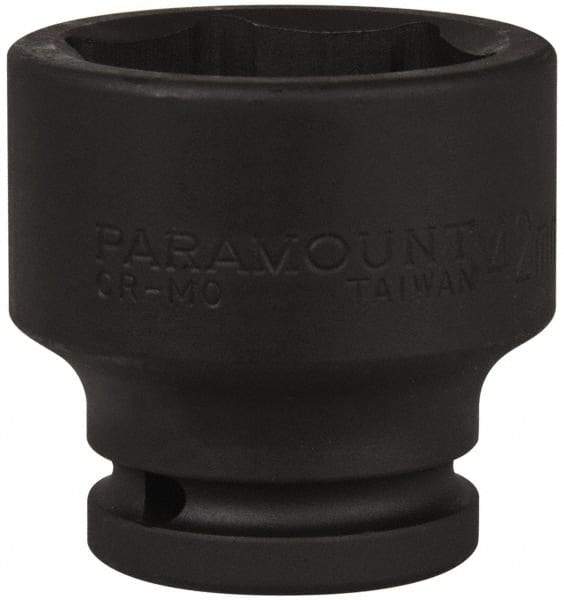 Paramount - 3/4" Drive 42mm Standard Impact Socket - 6 Points, 2-9/32" OAL - USA Tool & Supply