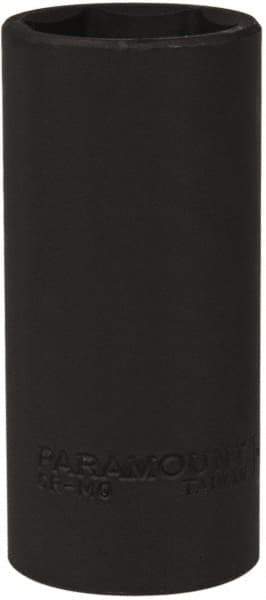 Paramount - 1/2" Drive 1-1/16" Deep Impact Socket - 6 Points, 3-1/2" OAL - USA Tool & Supply