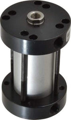 Parker - 2" Stroke x 1-1/8" Bore Double Acting Air Cylinder - 1/8 Port, 5/16-24 Rod Thread, -10 to 200°F - USA Tool & Supply
