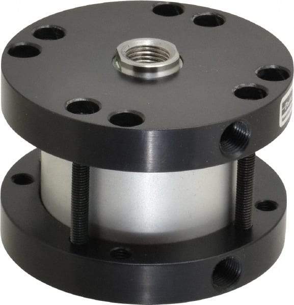 Parker - 1" Stroke x 2" Bore Double Acting Air Cylinder - 1/8 Port, 1/2-20 Rod Thread, -10 to 200°F - USA Tool & Supply
