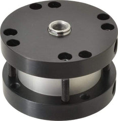 Parker - 1" Stroke x 2-1/2" Bore Double Acting Air Cylinder - 1/4 Port, 1/2-20 Rod Thread, -10 to 200°F - USA Tool & Supply