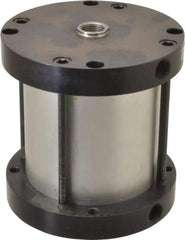 Parker - 4" Stroke x 4" Bore Double Acting Air Cylinder - 3/8 Port, 3/4-16 Rod Thread, -10 to 200°F - USA Tool & Supply