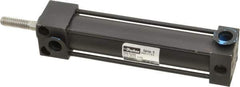 Parker - 3" Stroke x 3/4" Bore Double Acting Air Cylinder - 1/8 Port, 1/4-20 Rod Thread, 200 Max psi, -10 to 165°F - USA Tool & Supply