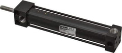 Parker - 4" Stroke x 3/4" Bore Double Acting Air Cylinder - 1/8 Port, 1/4-20 Rod Thread, 200 Max psi, -10 to 165°F - USA Tool & Supply