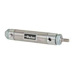 Parker - 2" Stroke x 1-1/16" Bore Double Acting Air Cylinder - 1/8 Port, 5/16-24 Rod Thread, 250 Max psi, 14 to 140°F - USA Tool & Supply