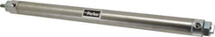 Parker - 12" Stroke x 1-1/16" Bore Double Acting Air Cylinder - 1/8 Port, 5/16-24 Rod Thread, 250 Max psi, 14 to 140°F - USA Tool & Supply