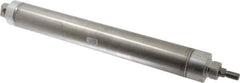 Parker - 12" Stroke x 2" Bore Double Acting Air Cylinder - 1/4 Port, 1/2-20 Rod Thread, 250 Max psi, 14 to 140°F - USA Tool & Supply