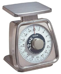 Taylor - 5 Lb. Capacity, Analog Dial Portion Control Scale - 1/16 Lb./ 1 oz. Graduation, 6 x 5" Platform - USA Tool & Supply