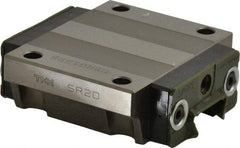THK - 66.2mm L x 59mm W x 22mm H, 32mm Transverse Hole Spcg, 49mm Lateral Hole Spcg, Horizontal Mount Radial SR Block - 19.5mm Overhang, 12.5 Kn Dynamic Capacity, 5.5mm Hole, 25.2 kn Static Load Rating, 28" High Assembly - USA Tool & Supply