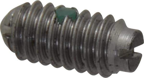 Gibraltar - 1/4-20, 0.125" Ball Diam, 17/32" Body Length, 0.035" Max Ball Reach, Threaded Ball Plunger - Stainless Steel Body, Stainless Steel Ball, 3 Lb Initial End Force, 7 Lb Final End Force, Locking Element - USA Tool & Supply