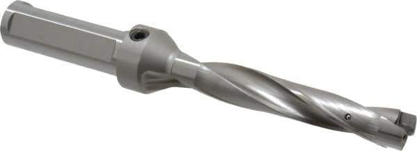 Kennametal - 20.64 to 21.14mm Diam, 5xD, 110mm Max Depth, 1" Shank Diam, 136.53mm Flute, 234.95mm OAL, Replaceable Tip Drill - KSEM0813 Insert, 3 Seat Size, Series KSEM - USA Tool & Supply