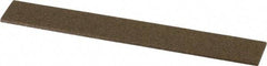 Norton - 4" Long x 1/2" Wide x 1/16" Thick, Aluminum Oxide Sharpening Stone - Taper, Coarse Grade - USA Tool & Supply