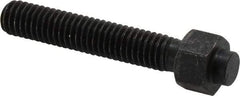 Gibraltar - 3/8-16 Thread, 9/16" Size, 2-1/2" Long, Black Oxide Coated, Steel, Lead Alloy Clamp Rest & Support - 1-13/16" Thread Length, 11/32" Pin Diam x 5/32" Pin Height, 11/32" Nut Height - USA Tool & Supply