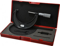 Starrett - 2 to 3" Range, 0.0001" Graduation, Mechanical Outside Micrometer - Friction Thimble, Accurate to 0.00005" - USA Tool & Supply