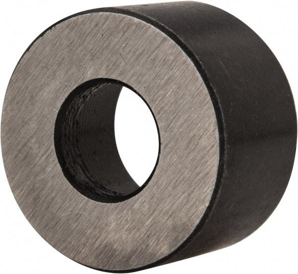 Gibraltar - 3/8" OAL, 5/8" OD, Heat Treated Steel, Counterbored Rest Button - Black Oxide Coating - USA Tool & Supply