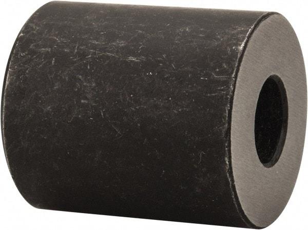 Gibraltar - 1" OAL, 7/8" OD, Heat Treated Steel, Counterbored Rest Button - Black Oxide Coating - USA Tool & Supply