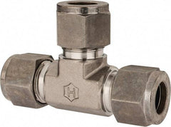 Ham-Let - 1/2" OD, Grade 316Stainless Steel Union Tee - Comp x Comp x Comp Ends - USA Tool & Supply