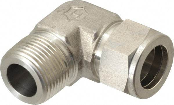 Ham-Let - 3/4" OD, Grade 316Stainless Steel Male Elbow - Comp x MNPT Ends - USA Tool & Supply