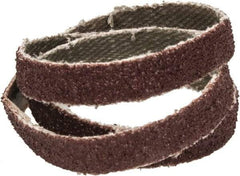 Tru-Maxx - 1/4" Wide x 12" OAL, 80 Grit, Aluminum Oxide Abrasive Belt - Aluminum Oxide, Medium, Coated - USA Tool & Supply