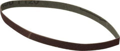 Tru-Maxx - 3/8" Wide x 13" OAL, 120 Grit, Aluminum Oxide Abrasive Belt - Aluminum Oxide, Fine, Coated - USA Tool & Supply