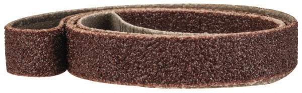 Tru-Maxx - 3/8" Wide x 24" OAL, 80 Grit, Aluminum Oxide Abrasive Belt - Aluminum Oxide, Medium, Coated - USA Tool & Supply