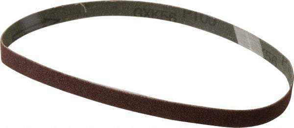 Tru-Maxx - 1/2" Wide x 18" OAL, 100 Grit, Aluminum Oxide Abrasive Belt - Aluminum Oxide, Fine, Coated - USA Tool & Supply