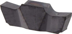 Iscar - 178015GEPI Grade IC908, 1.78mm Cutting Width Carbide Grooving Insert - 2.5mm Max Depth of Cut, Neutral, 0.15mm Corner Radius, TiAlN Finish - USA Tool & Supply