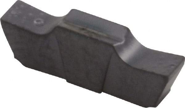 Iscar - 200010GEPI Grade IC908, 2.01mm Cutting Width Carbide Grooving Insert - 8.99mm Max Depth of Cut, Neutral, 0.1mm Corner Radius, TiN/TiAlN Finish - USA Tool & Supply