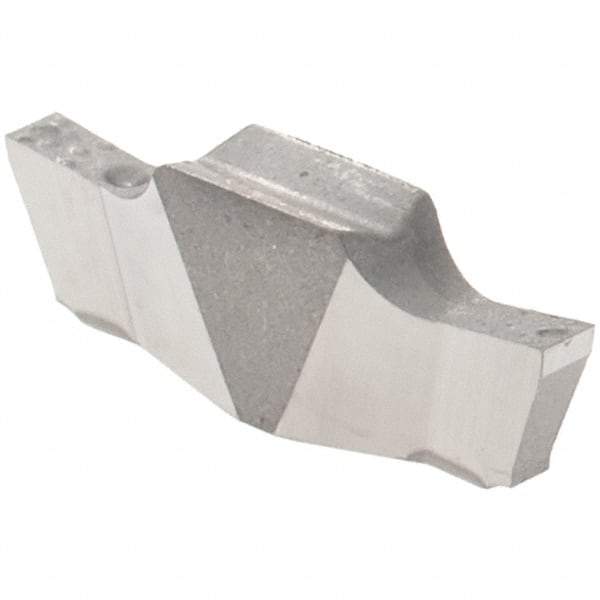 Iscar - 104000GEPI Grade IC08, 1.04mm Cutting Width Carbide Grooving Insert - 1.6mm Max Depth of Cut, Neutral, Uncoated - USA Tool & Supply