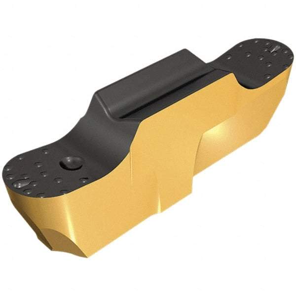 Iscar - 200100GEPI Grade IC08, 2mm Cutting Width Carbide Grooving Insert - 2mm Max Depth of Cut, Left Hand, 1mm Corner Radius, Uncoated - USA Tool & Supply